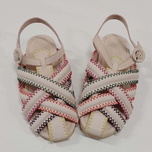 FARM Rio Shoes - FARM Rio Multicolor Strappy Flats
